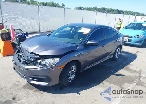 2017 Honda Civic Lx из США, поврежденный, VIN 19XFC2F55HE057328